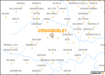map of Vindikadioley