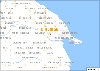 map of Vindinge