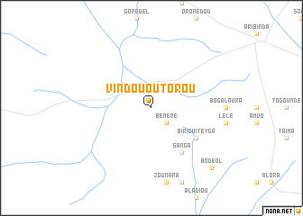 map of Vindou Outorou