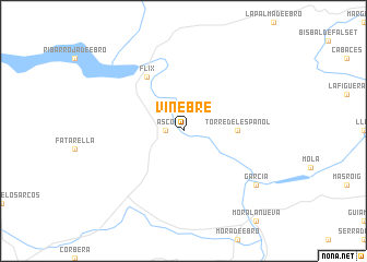 map of Vinebre