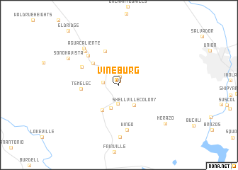 map of Vineburg