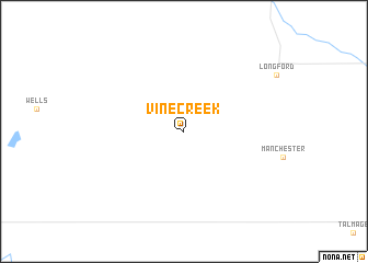map of Vine Creek