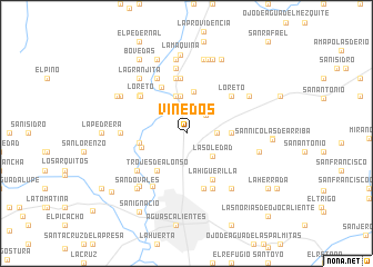 map of Viñedos