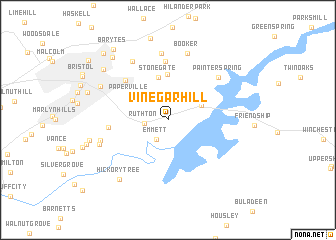 map of Vinegar Hill