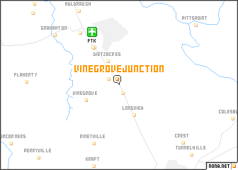 map of Vine Grove Junction