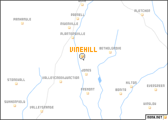 map of Vine Hill