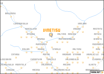 map of Vineţişu