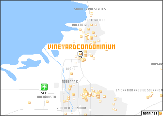 map of Vineyard Condominium