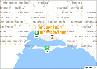 map of Vineyard Town