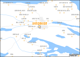 map of Vingåker