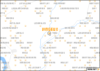 map of Vingeux