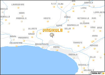 map of Vingiküla