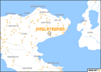 map of Vinglatoúrion