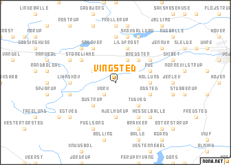 map of Vingsted