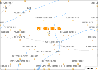 map of Vinhas Novas