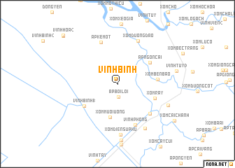 map of Vĩnh Bình