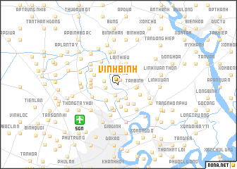 map of Vĩnh Bình