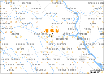 map of Vĩnh Ðiên