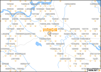 map of Vĩnh Gia