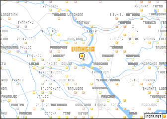 map of Vĩnh Gia