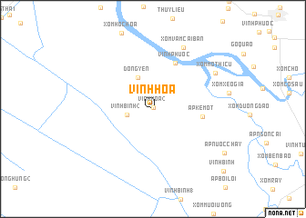 map of Vĩnh Hòa