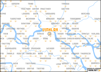 map of Vĩnh Lâm