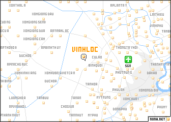 map of Vĩnh Lộc