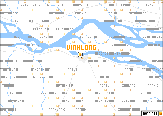 map of Vĩnh Long