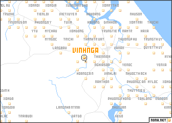 map of Vinh Ngá