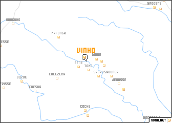 map of Vinho