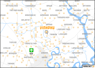 map of Vĩnh Phú