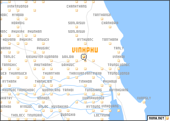 map of Vĩnh Phú