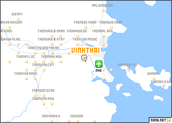 map of Vĩnh Thái