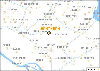 map of Vĩnh Thạnh