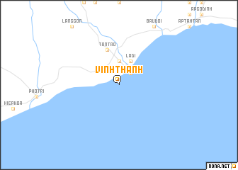 map of Vĩnh Thạnh