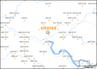 map of Vinh Thọ