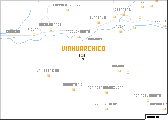 map of Vinhuar Chico