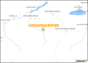 map of Viniegra de Arriba