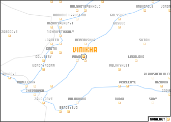 map of Vinikha