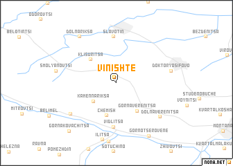 map of Vinishte