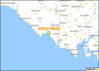 map of Vinisitahan