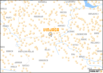 map of Vinjaga