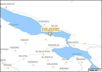 map of Vinjerac