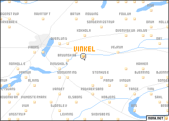 map of Vinkel