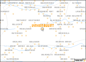 map of Vinkenbuurt