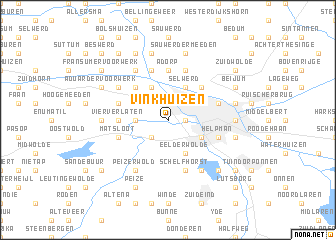 map of Vinkhuizen