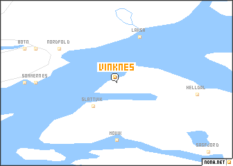 map of Vinknes