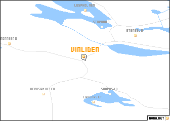 map of Vinliden