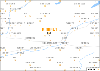 map of Vinnalt