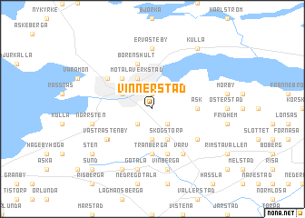 map of Vinnerstad